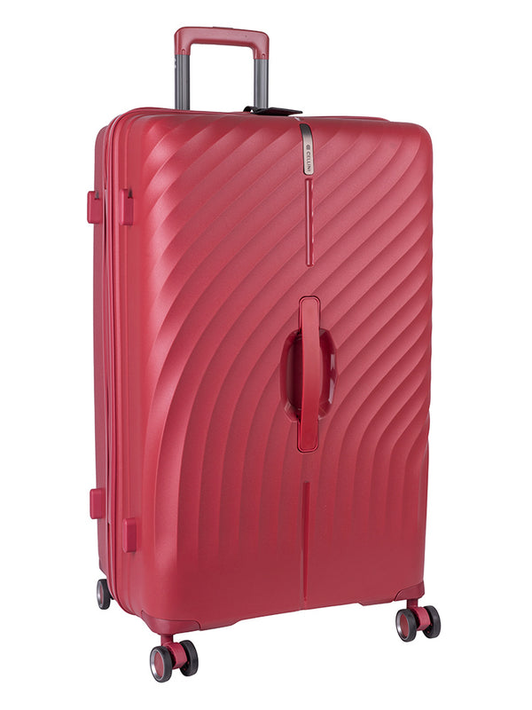 Cellini Xpedition Large Volume 4 Wheel Trolley Trunk | Red - KaryKase