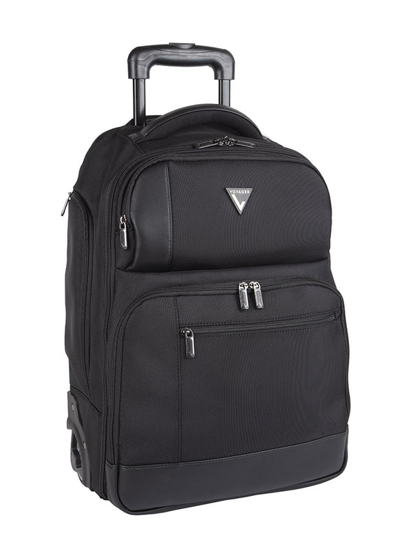 Voyager Wall Street Trolley Backpack | Black - KaryKase