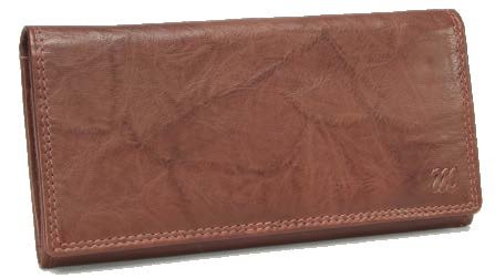 Monroe Bavaria Leather Ladies Purse | Brown - KaryKase