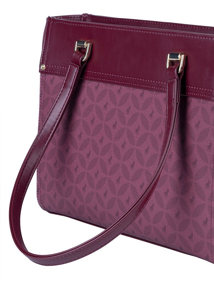 Polo Sierra Tote Handbag | Berry - KaryKase