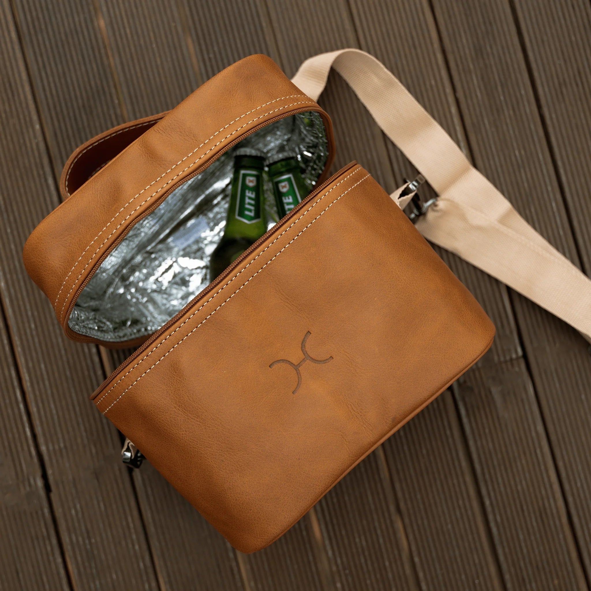 Thandana BrewSki Leather Cooler Bag - KaryKase