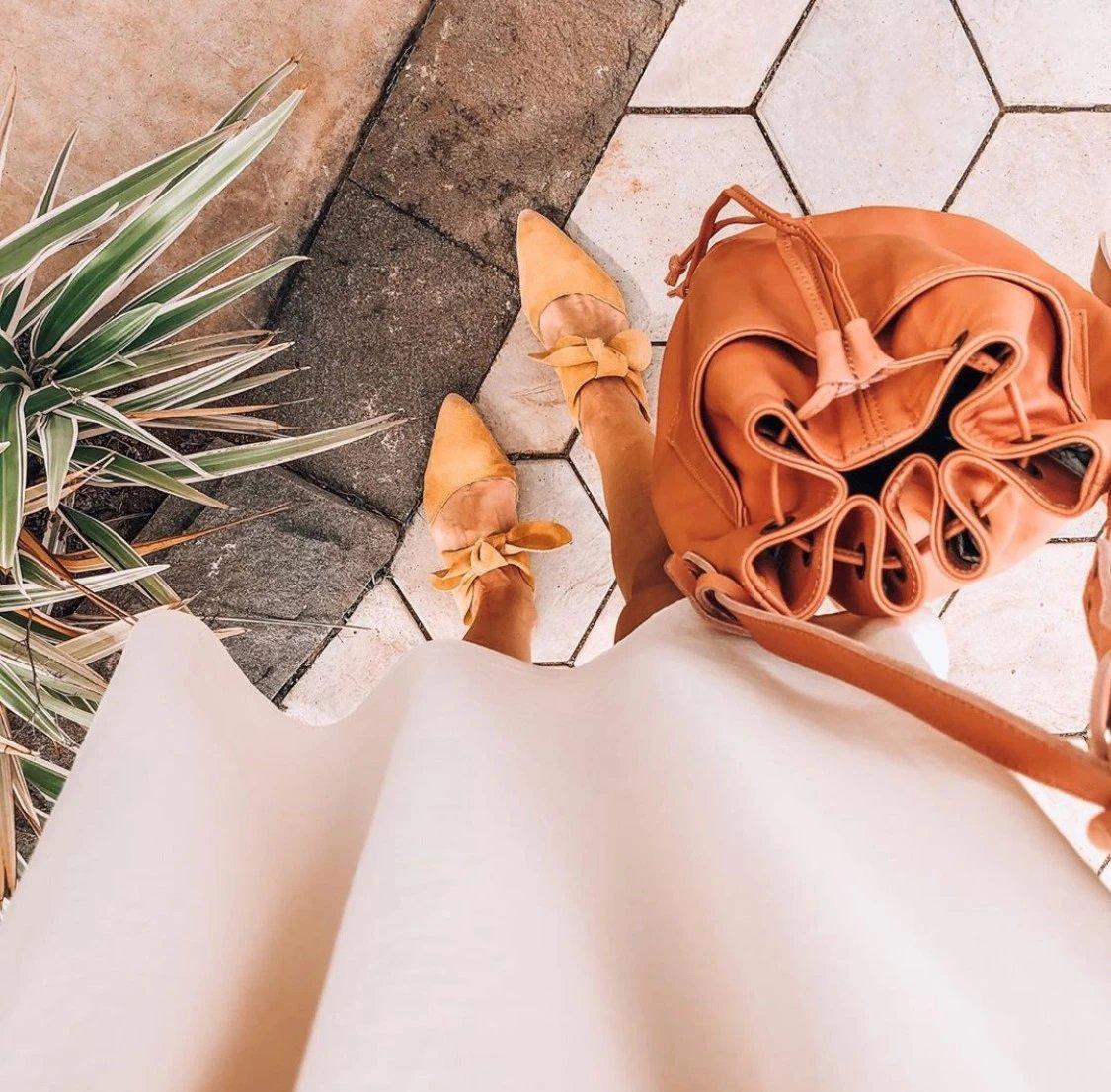 Thandana Bucket Leather Handbag - KaryKase