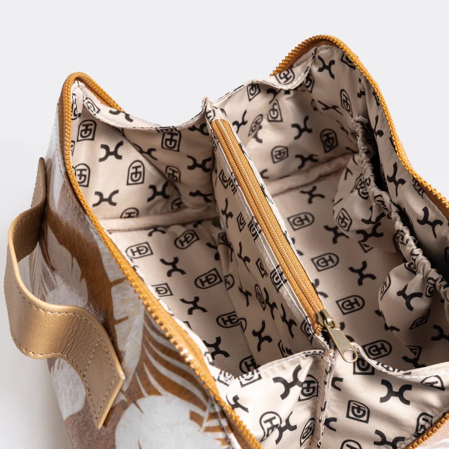 Thandana Kids Laminated Fabric Side Mouth Vanity Bag - KaryKase