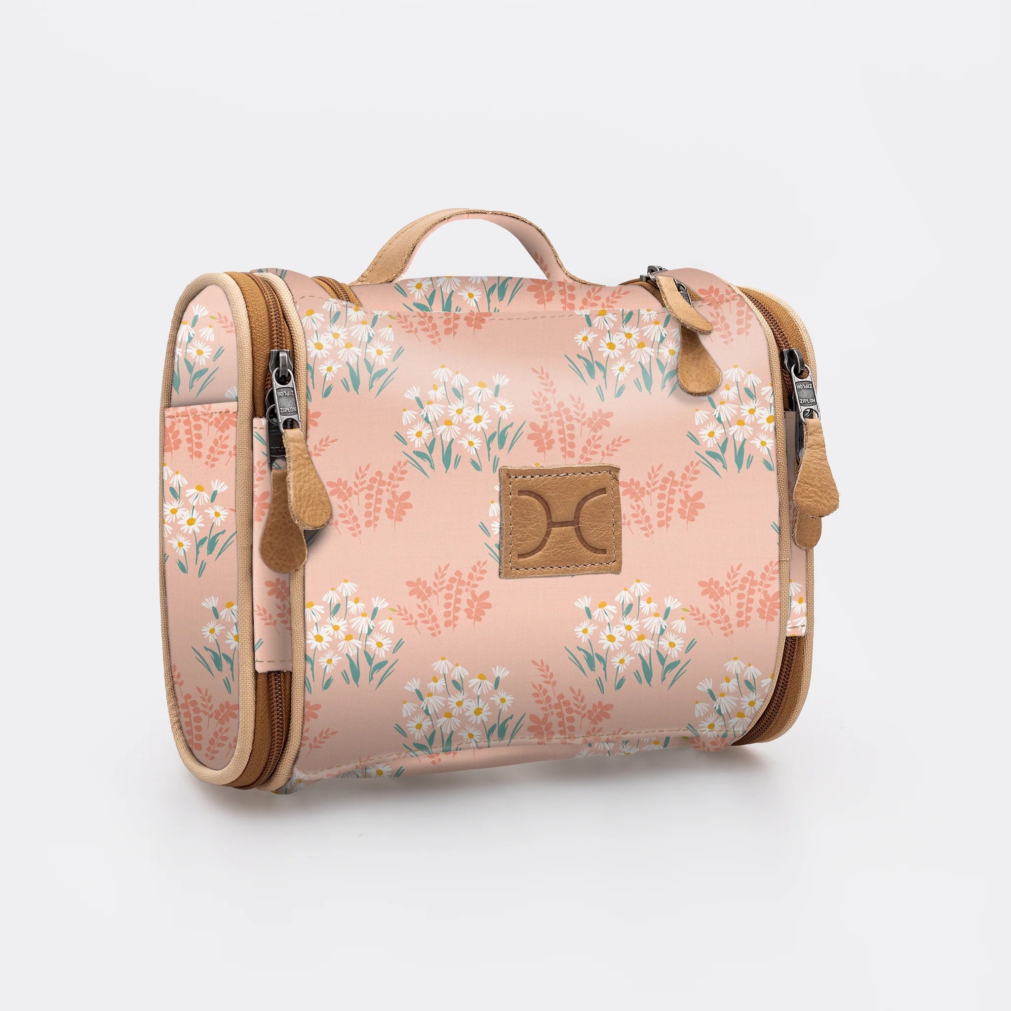 Thandana Laminated Fabric Compact Travel Vanity Bag - KaryKase