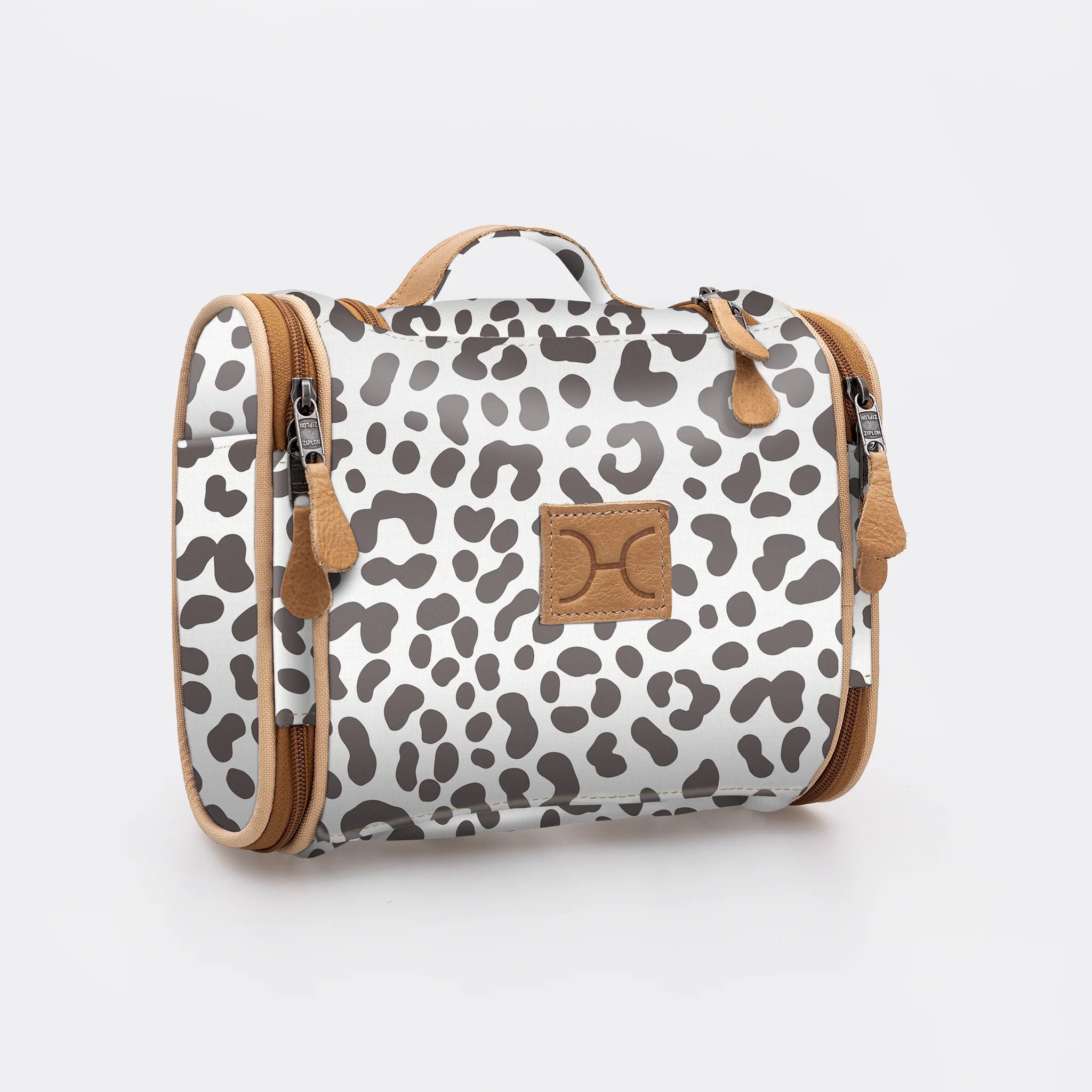Thandana Laminated Fabric Compact Travel Vanity Bag - KaryKase