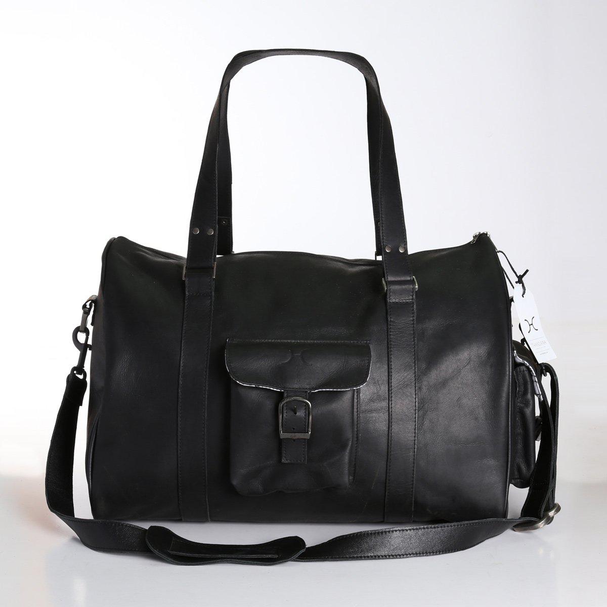 Thandana Mens Cabin Leather Luggage Bag - KaryKase