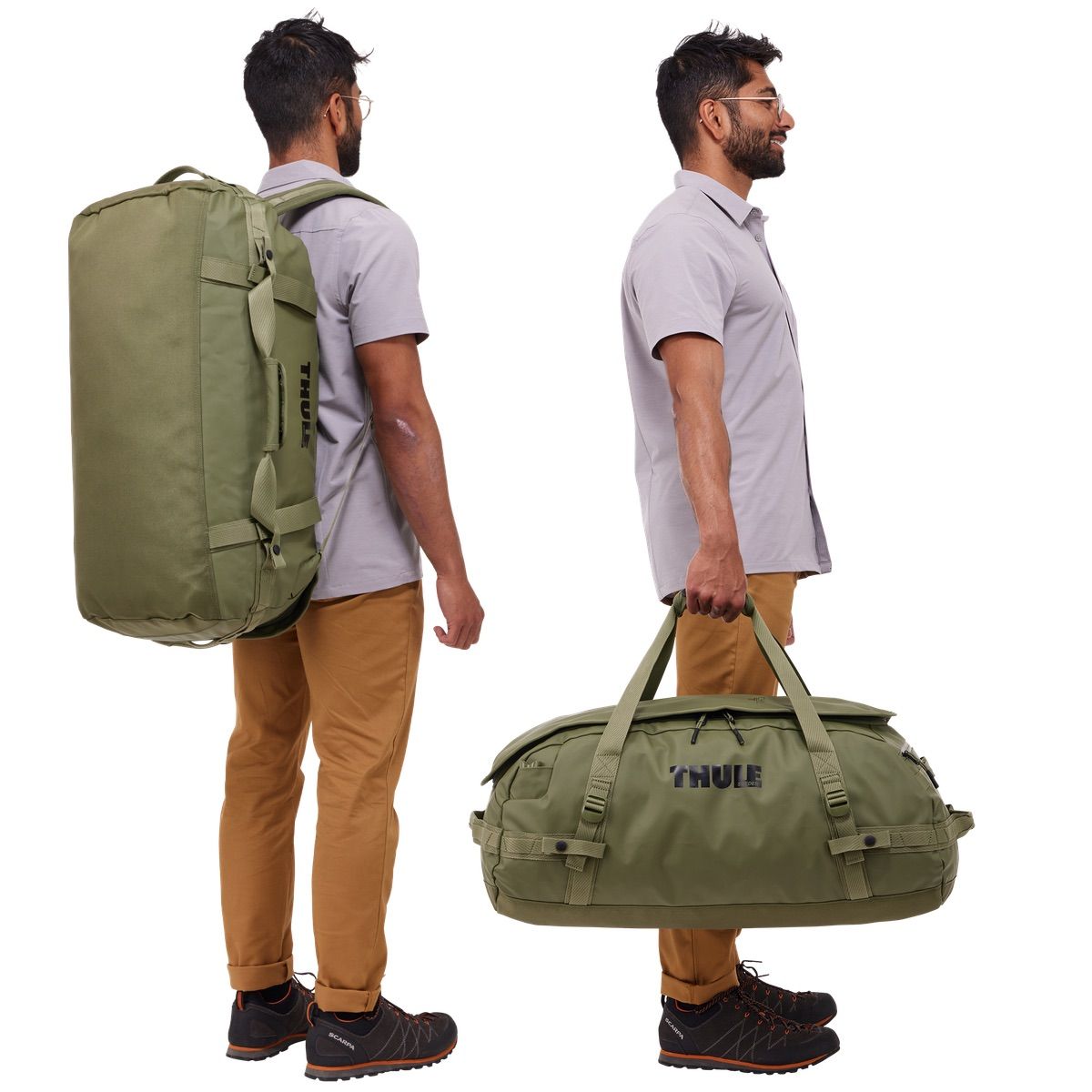Thule Chasm 70L Duffel (M) | Olivine - KaryKase