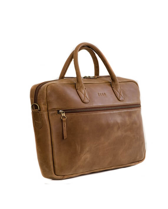 Zemp Milky Way 15″ Laptop Bag | Waxy Tan - KaryKase