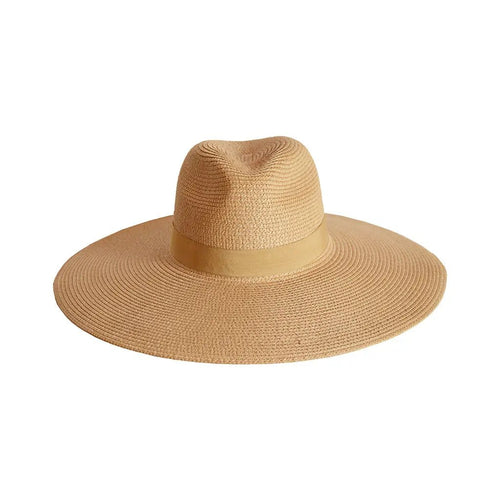 360FIVE Everyday Julia Fedora Sun Hat | Caramel - KaryKase