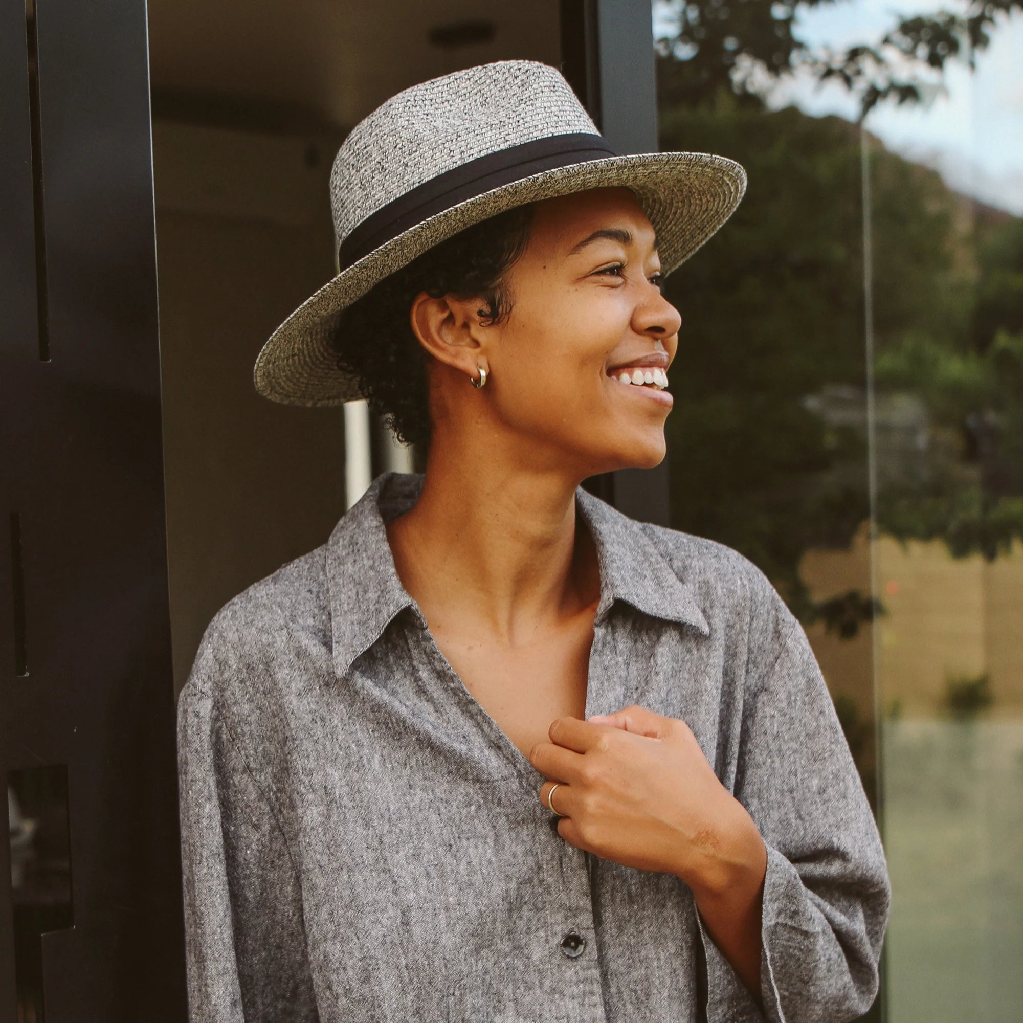 360Five Perry Fedora Sun Hat - KaryKase