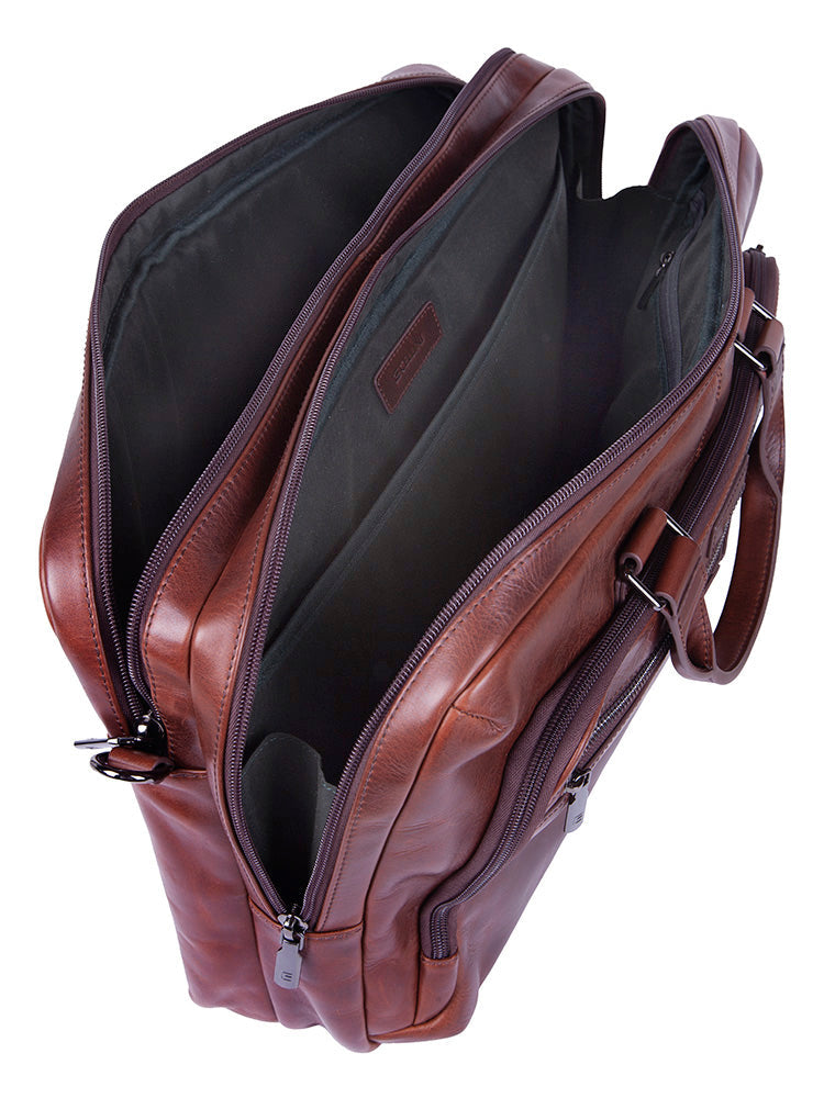 Cellini Infiniti Multi Pocket Business Organiser | Brown