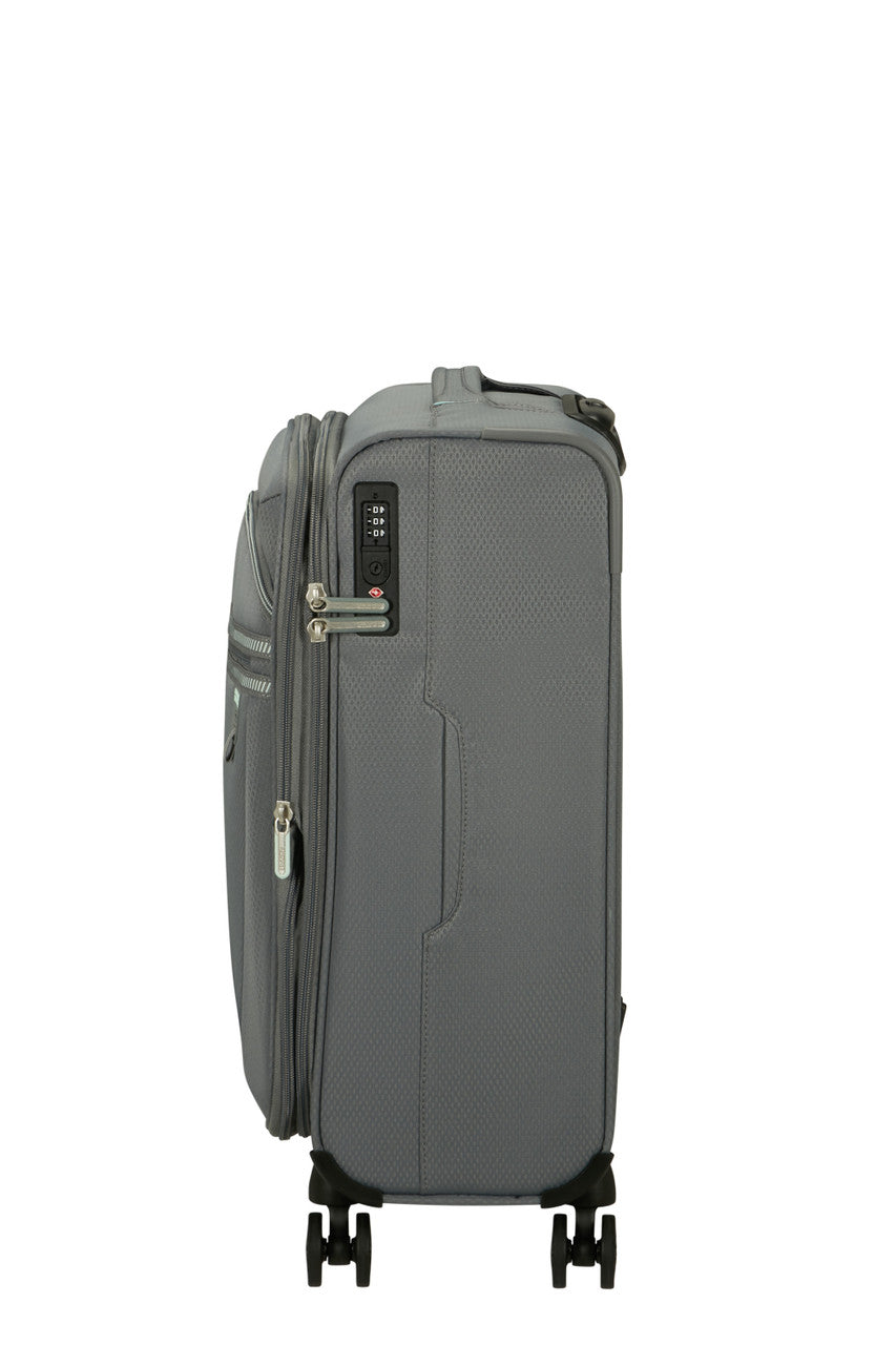 American Tourister Aerospin Spinner Expandable 55cm - Stone Basalt