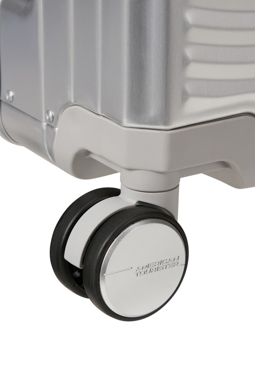 American Tourister Soundbox Alu Spinner TSA 55cm - Silver