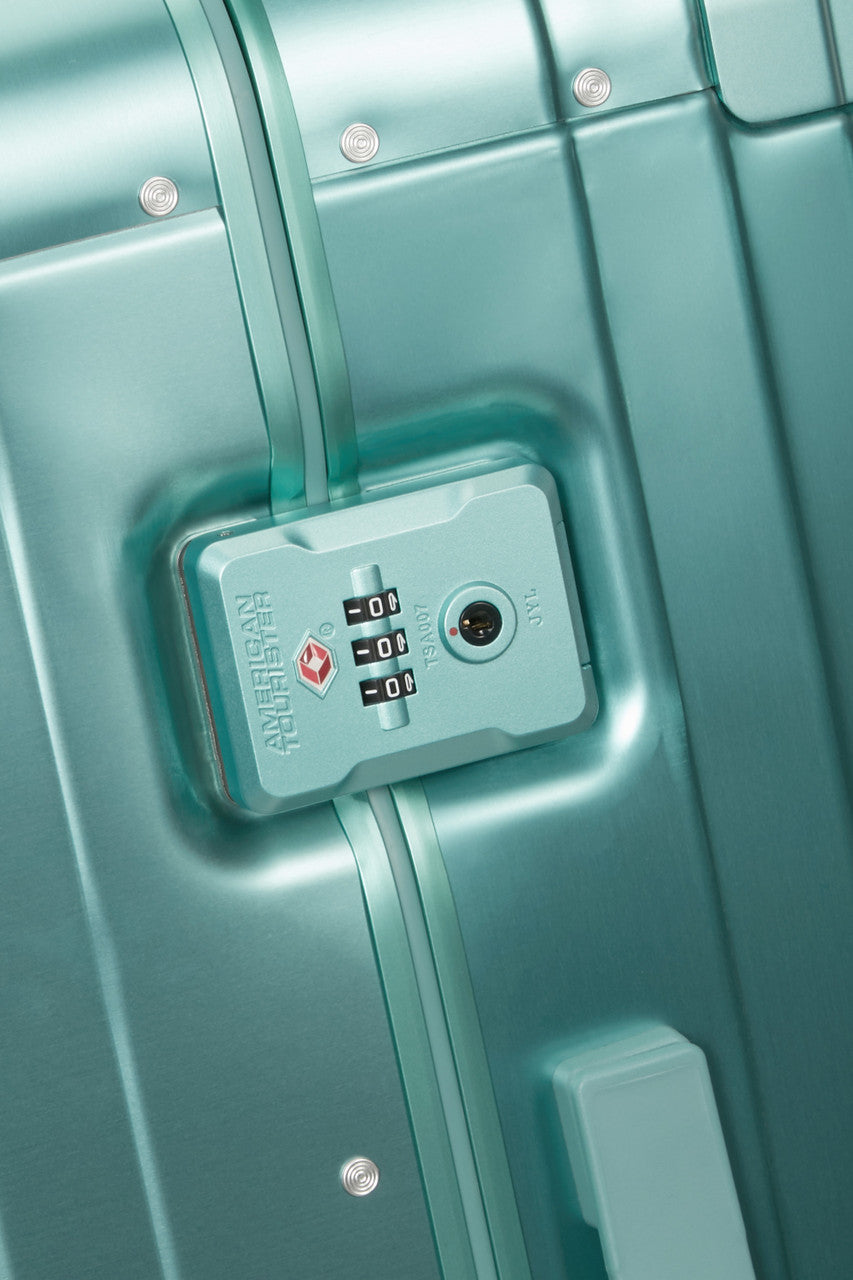 American Tourister Soundbox Alu Spinner TSA 68cm - Dusty Turquoise