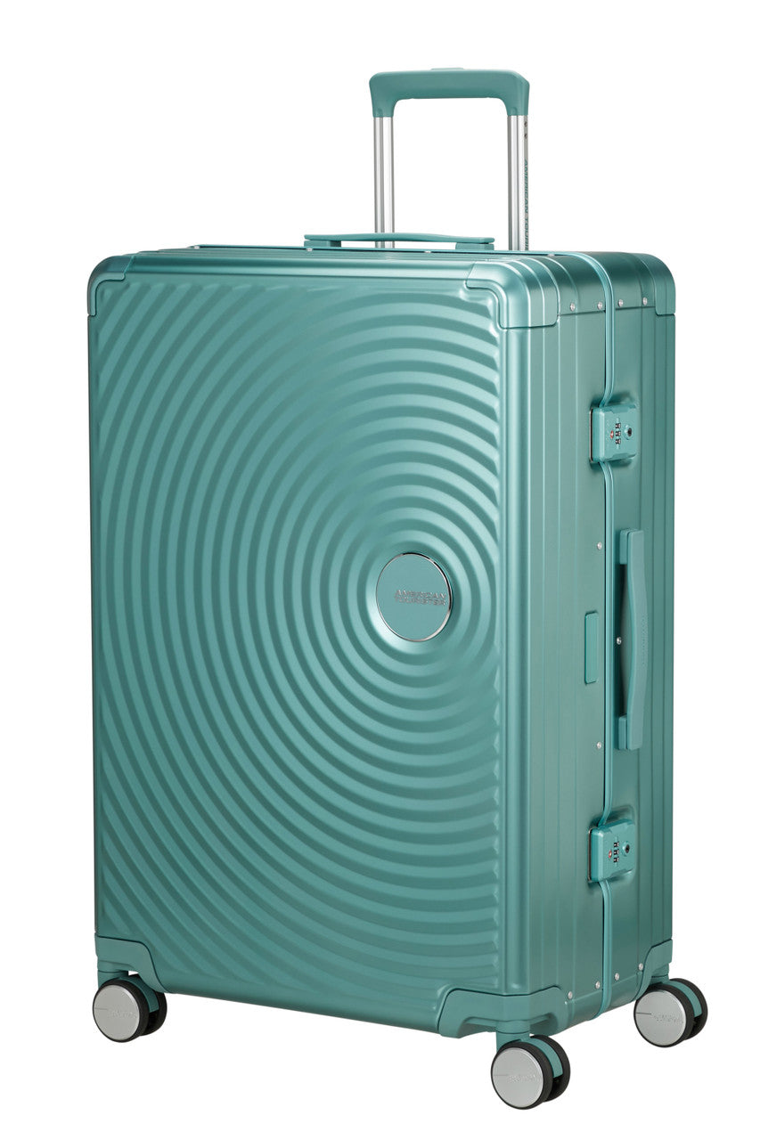 American Tourister Soundbox Alu Spinner TSA 77cm - Dusty Turquoise