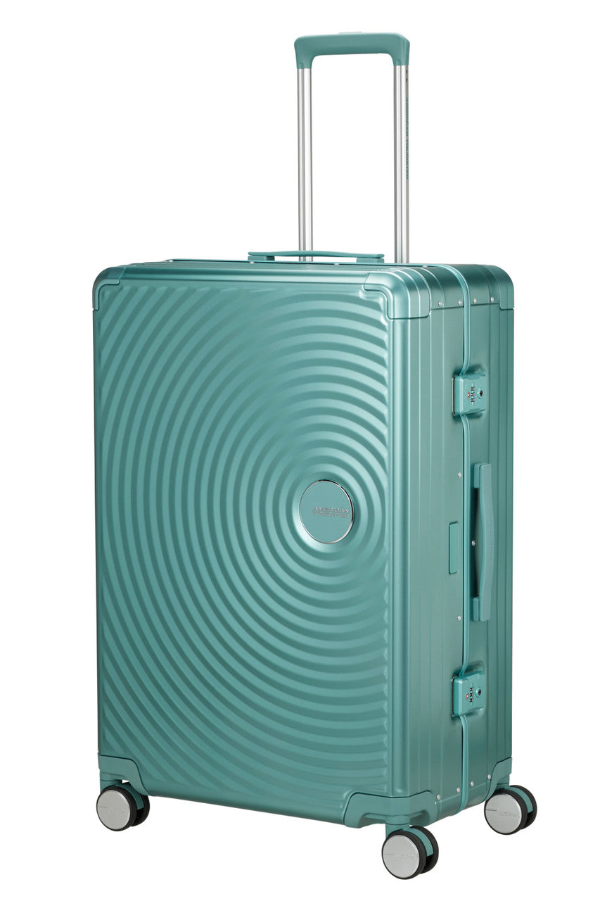 American Tourister Soundbox Alu Spinner TSA 77cm - Dusty Turquoise