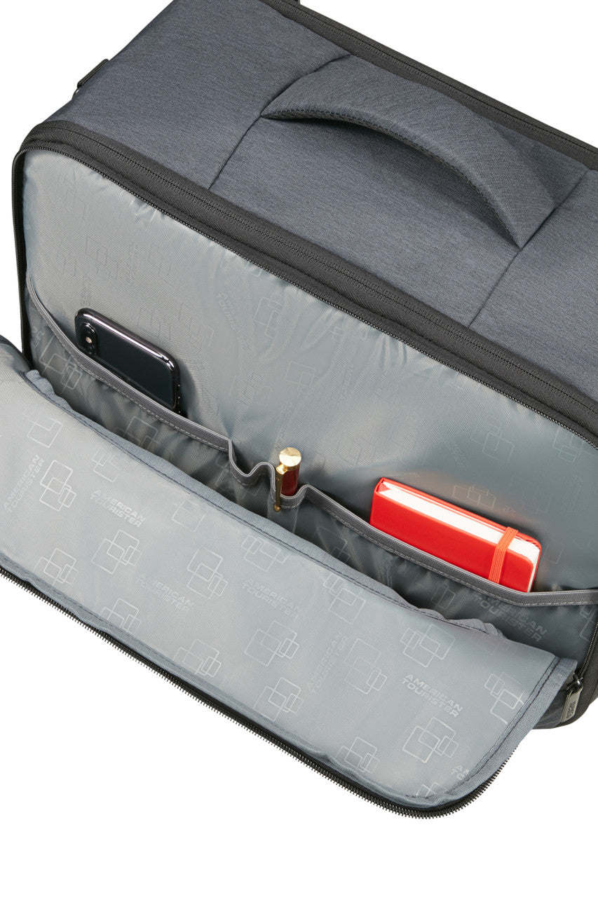 American Tourister At Work Nxt 3-Way Boarding Bag 15.6" - Grey Melange