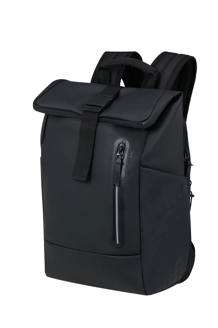 American Tourister Urban Tide Rolltop Backpack 14" - Black - detail 1