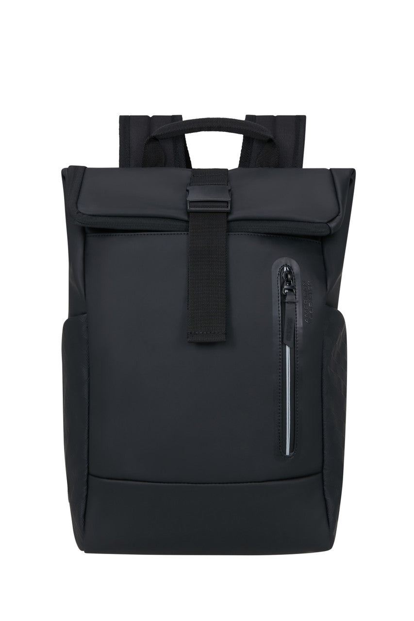 American Tourister Urban Tide Rolltop Backpack 14" - Black