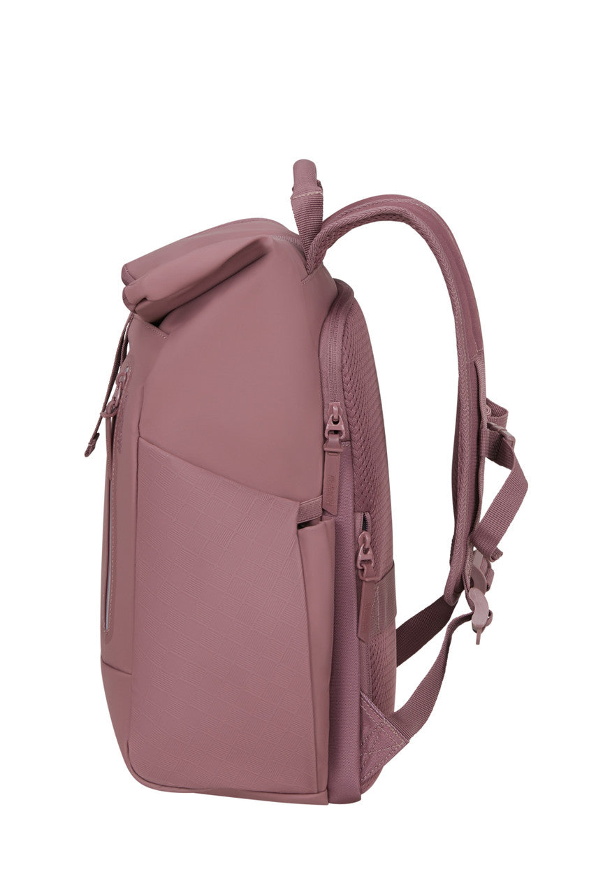 American Tourister Urban Tide Rolltop Backpack 14" - Galactic Mauve - detail 5