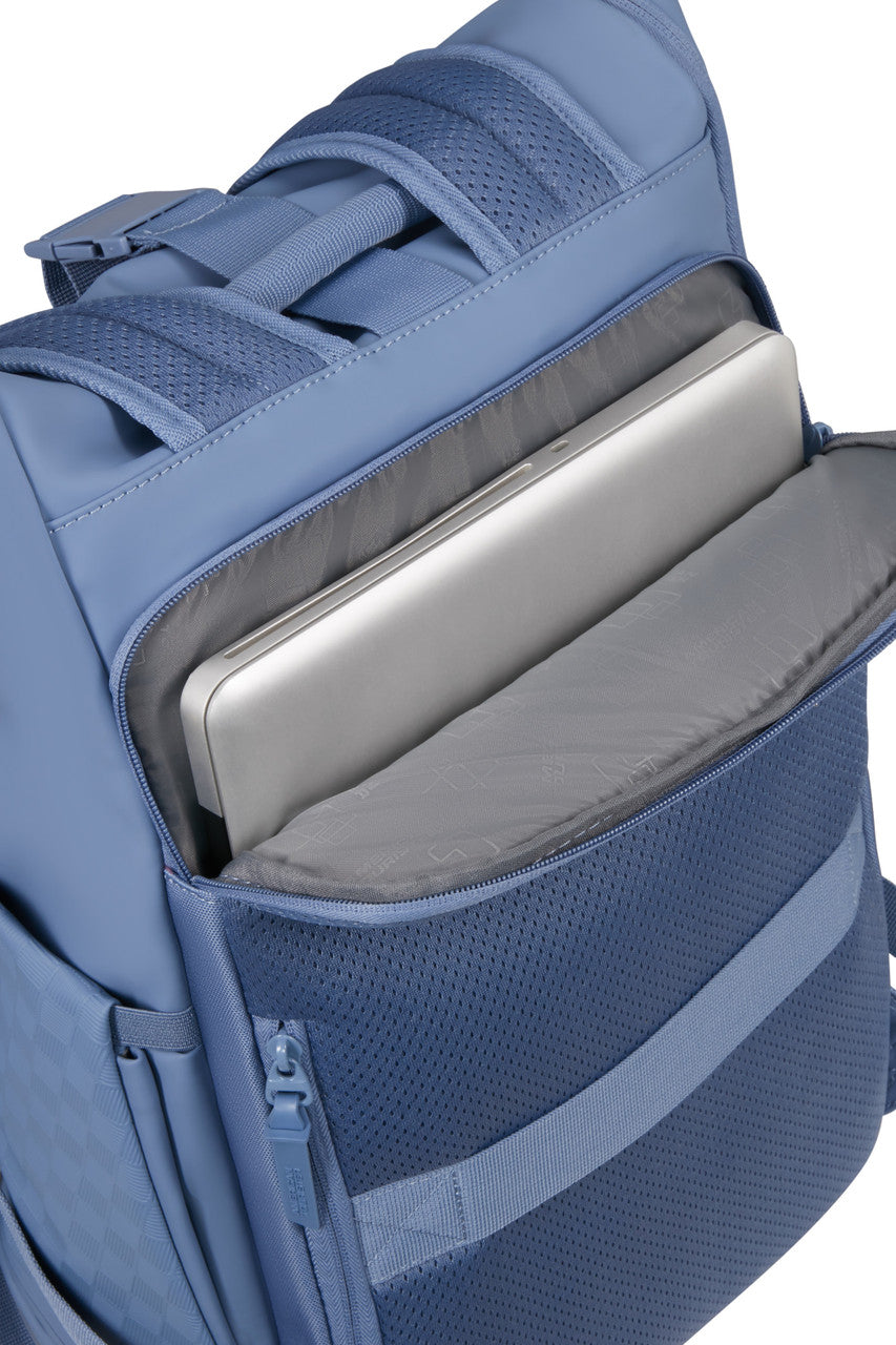 American Tourister Urban Tide Rolltop Backpack 15.6" - Storm Blue - detail 3