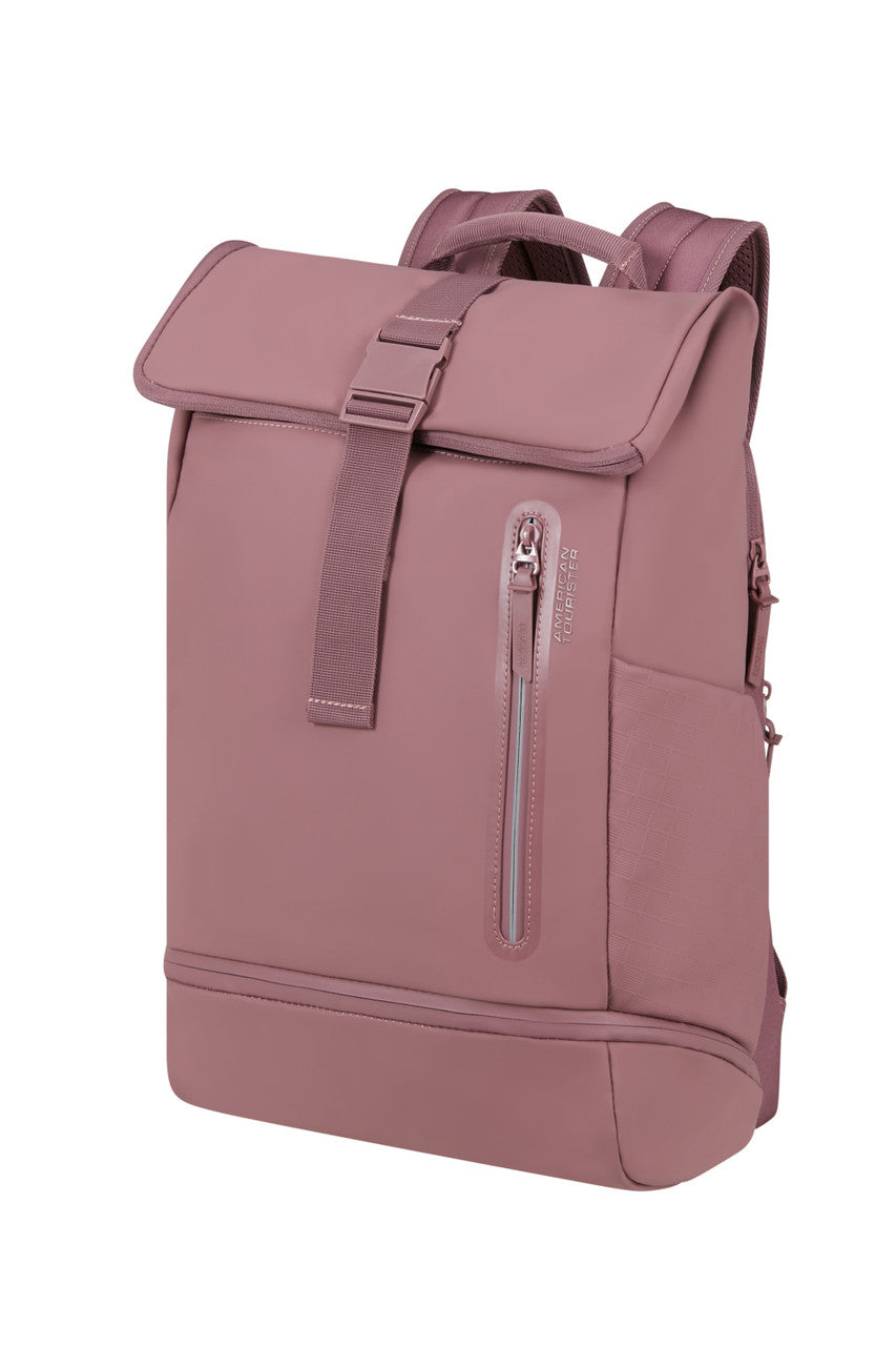 American Tourister Urban Tide Rolltop Backpack 15.6" - Galactic Mauve - detail 1