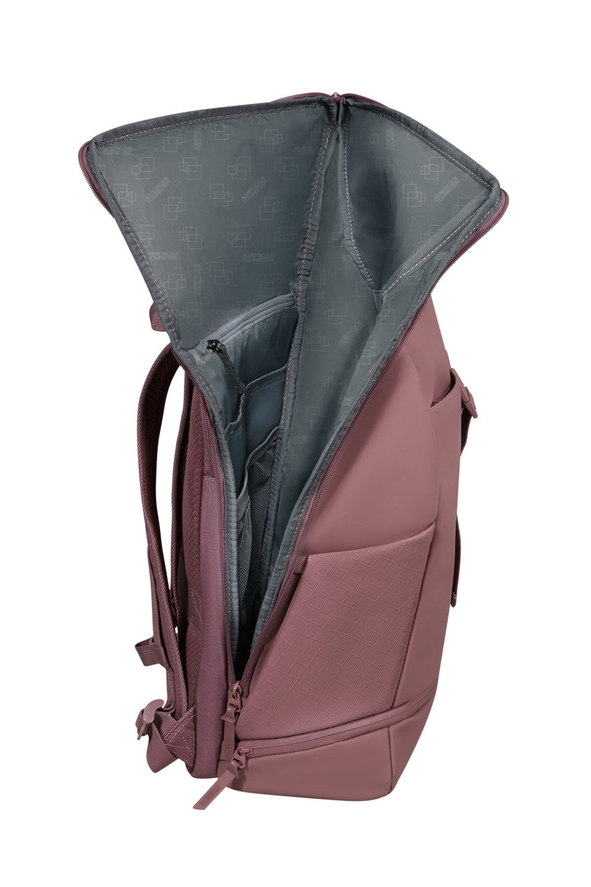 American Tourister Urban Tide Rolltop Backpack 15.6" - Galactic Mauve - detail 2