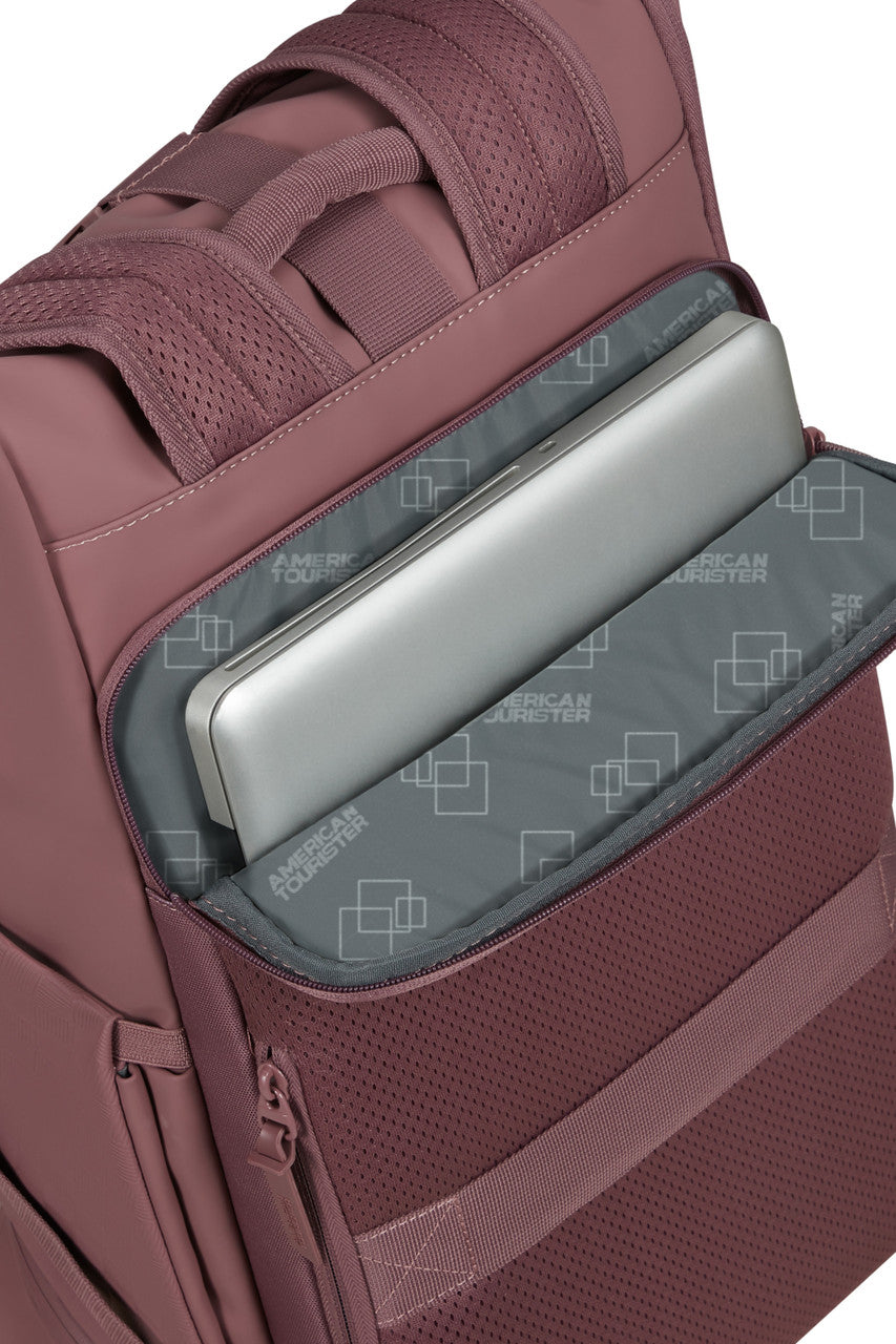 American Tourister Urban Tide Rolltop Backpack 15.6" - Galactic Mauve - detail 3
