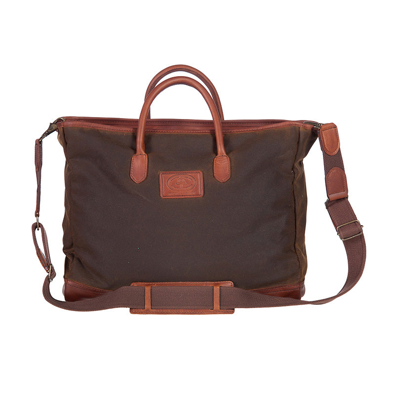 Melvill & Moon Waxed Cotton Grand City Bag