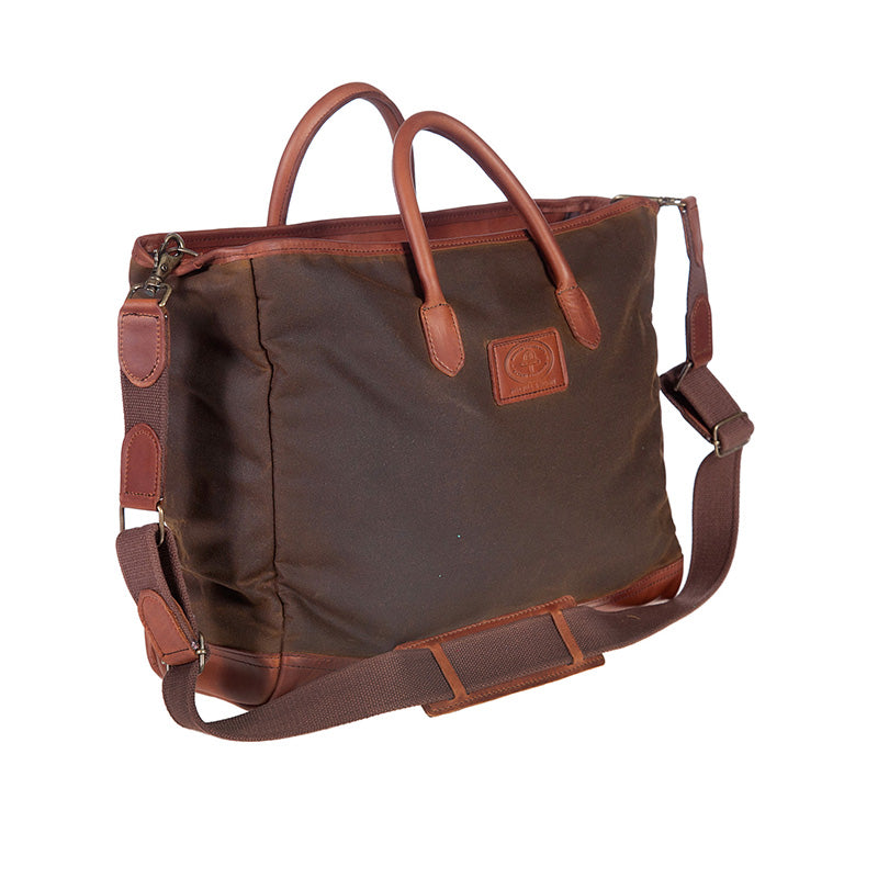 Melvill & Moon Waxed Cotton Grand City Bag