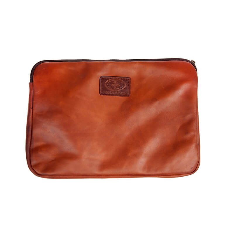 Melvill & Moon Leather Laptop Covers (Large) | Brown