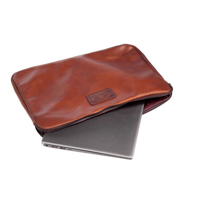 Melvill & Moon Leather Laptop Covers (Medium) | Brown