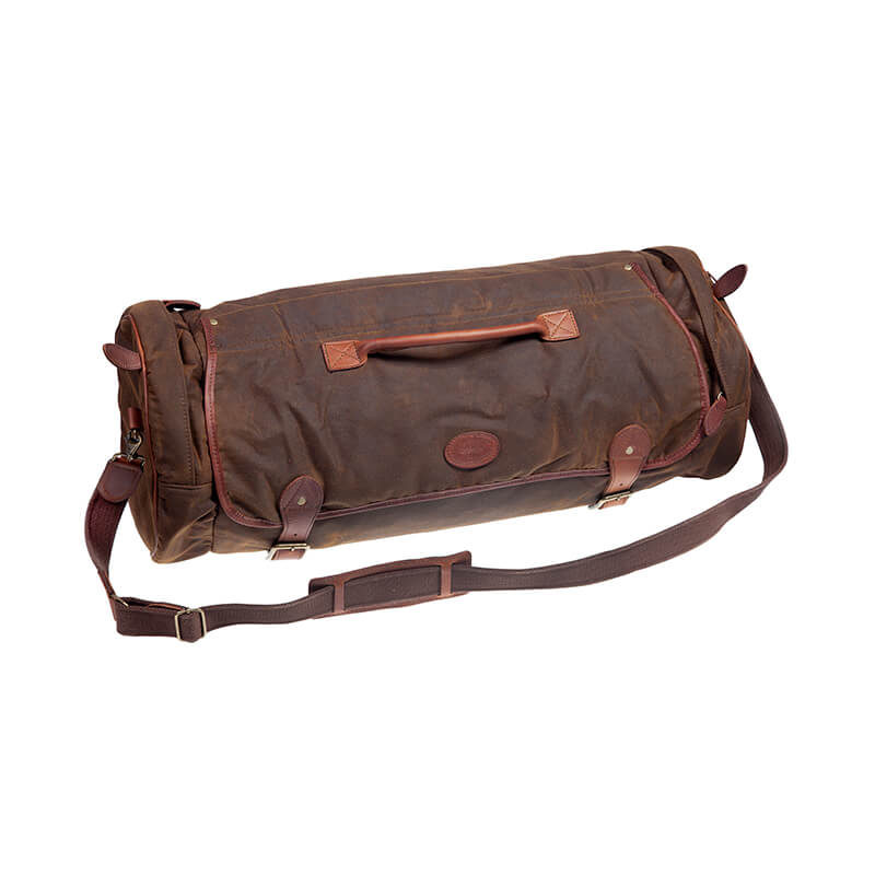 Melvill & Moon Waxed Cotton Pannier Duffel Bag