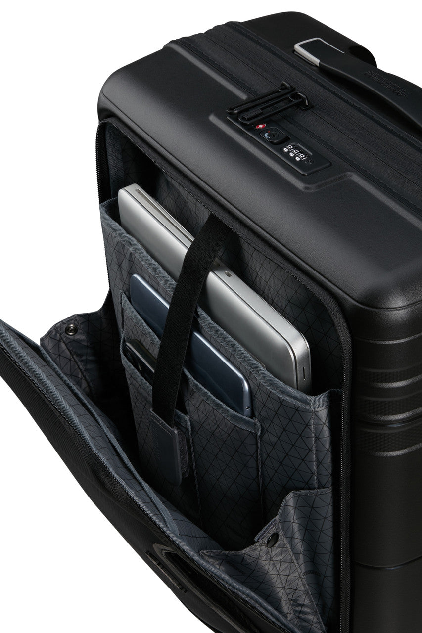 American Tourister Hello Cabin Spinner Expandable 55cm - Onyx Black - detail 3