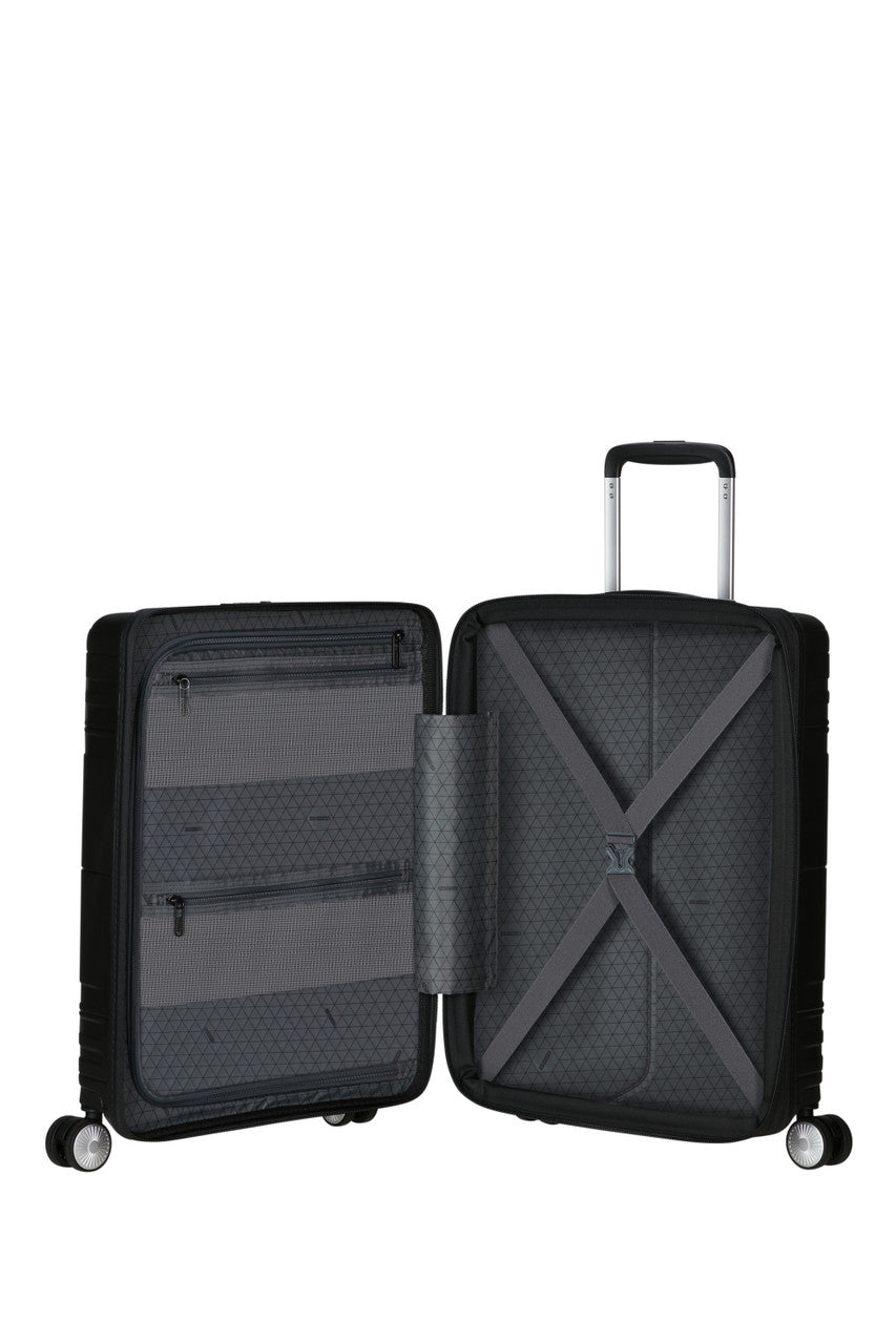 American Tourister Hello Cabin Spinner Expandable 55cm - Onyx Black - detail 2