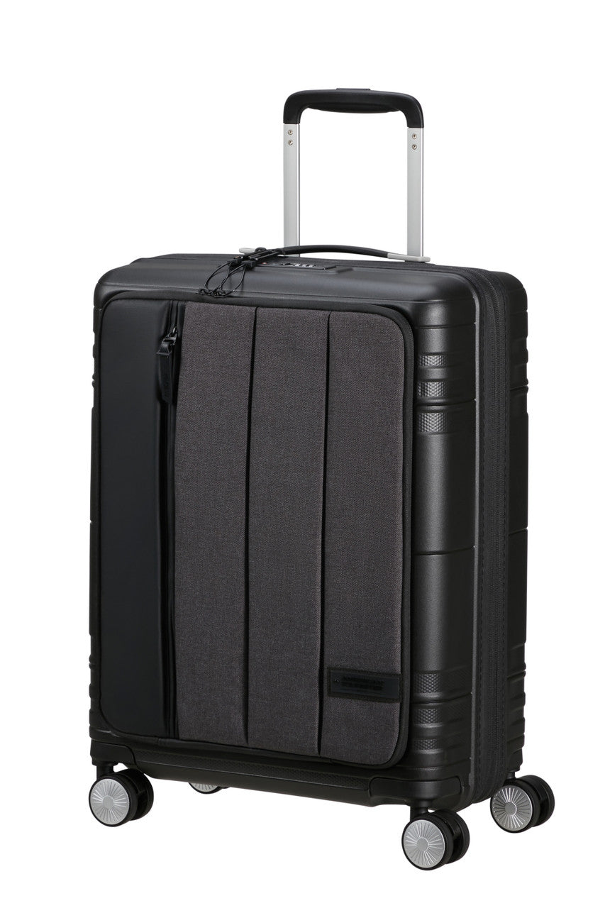 American Tourister Hello Cabin Spinner Expandable 55cm - Grey Melange - detail 1
