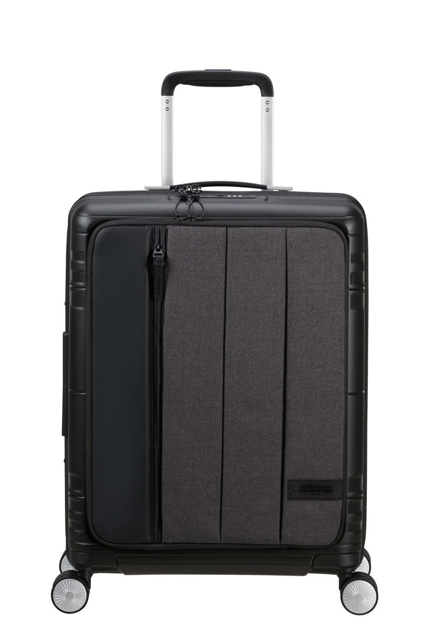 American Tourister Hello Cabin Spinner Expandable 55cm - Grey Melange