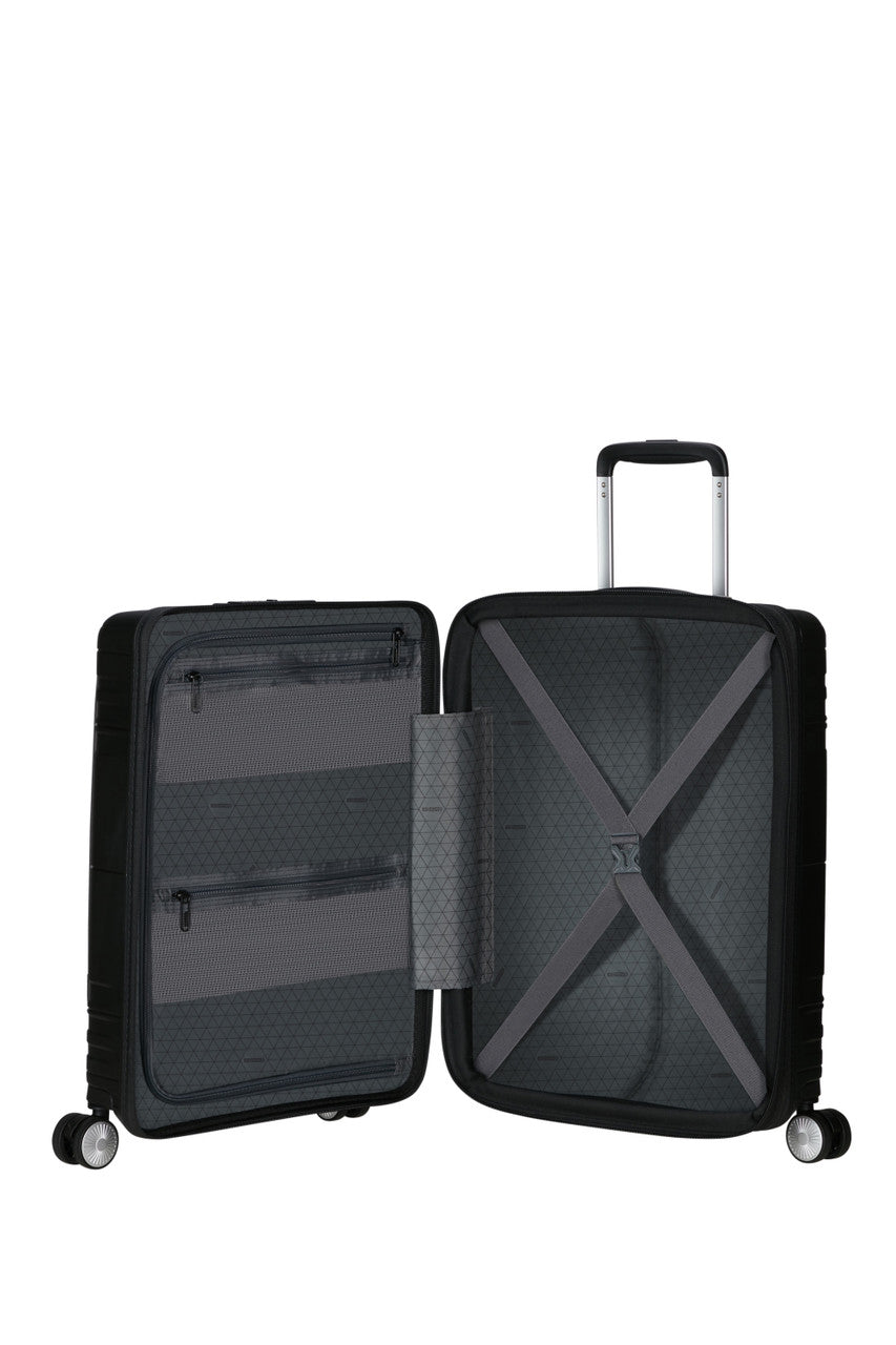 American Tourister Hello Cabin Spinner Expandable 55cm - Grey Melange - detail 2