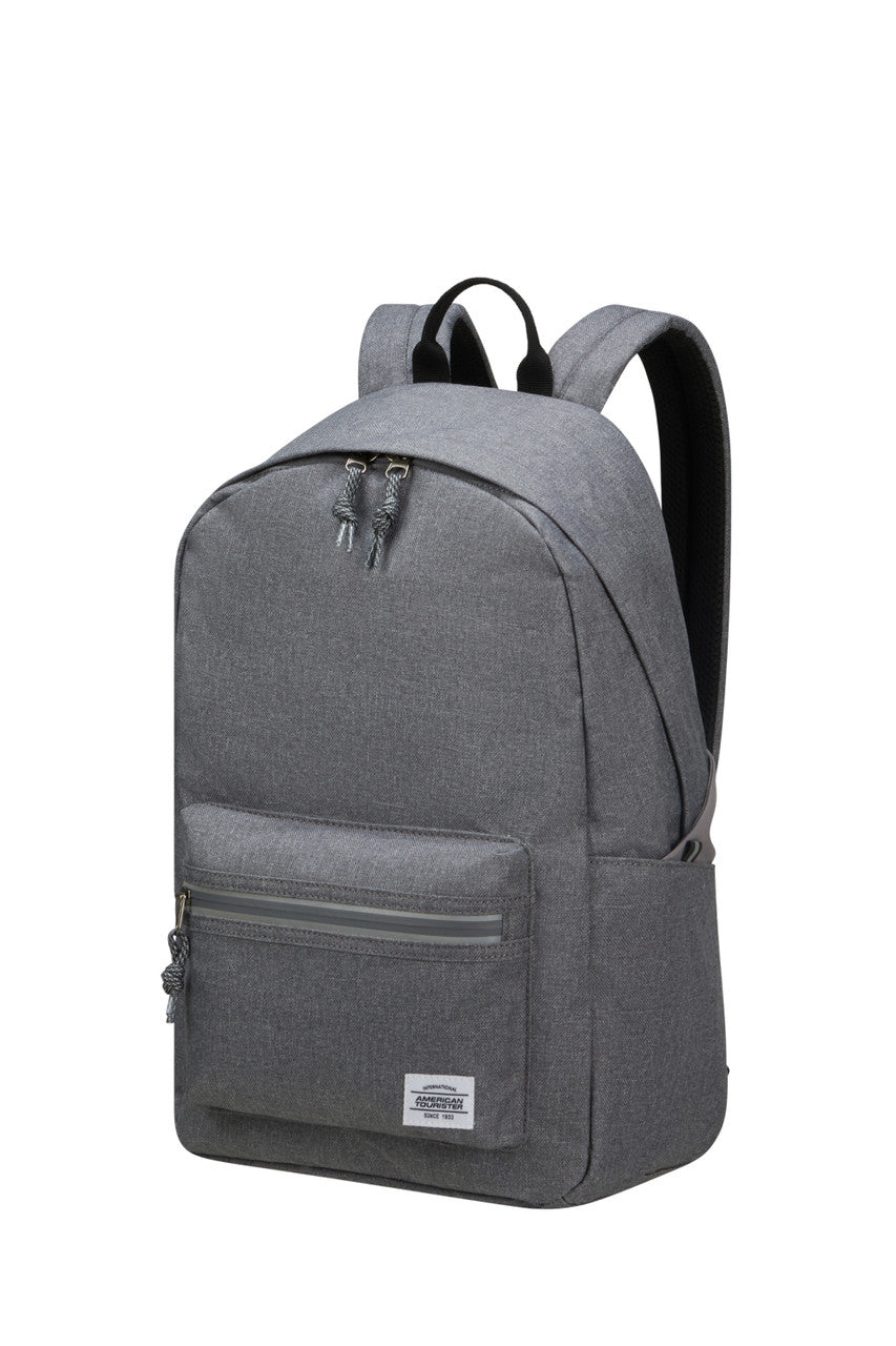American Tourister Brightup Backpack Zip - Grey Melange
