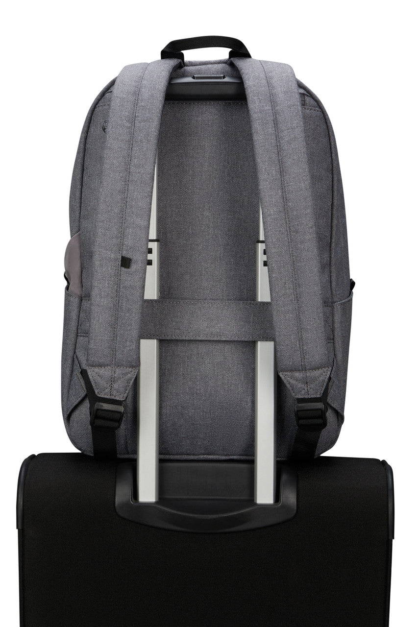 American Tourister Brightup Backpack Zip - Grey Melange