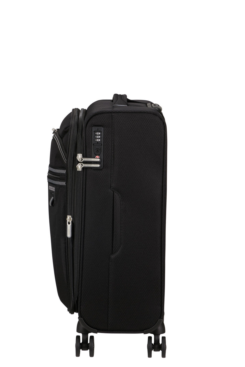 American Tourister Aerospin Spinner Expandable 55cm - Black