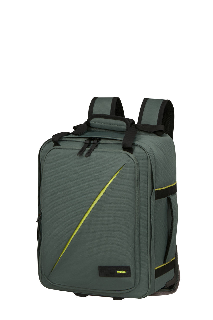 American Tourister Take2Cabin Backpack with Wheels - Dark Forest - detail 2