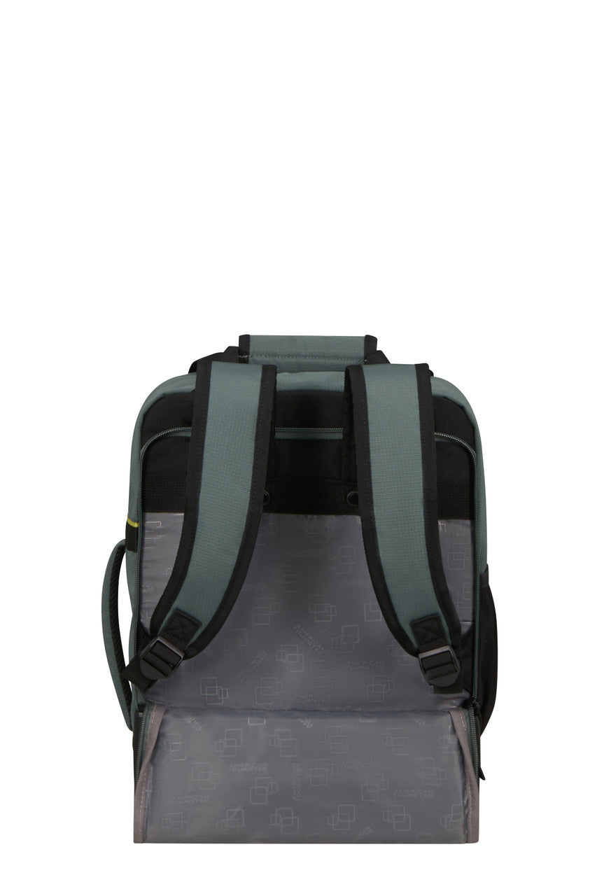 American Tourister Take2Cabin Backpack with Wheels - Dark Forest - detail 11