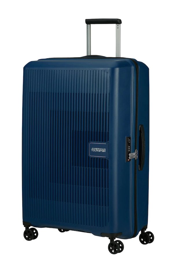 American Tourister Aerostep Expandable 77cm Large Spinner | Navy - KaryKase
