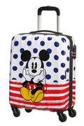 American Tourister Disney Legends Spinner Alfatwist 2.0 55cm Cabin Spinner | Mickey Blue Dots - KaryKase