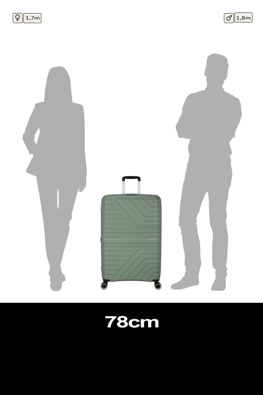 American Tourister Flytwist Spinner Expandable 78cm - KaryKase