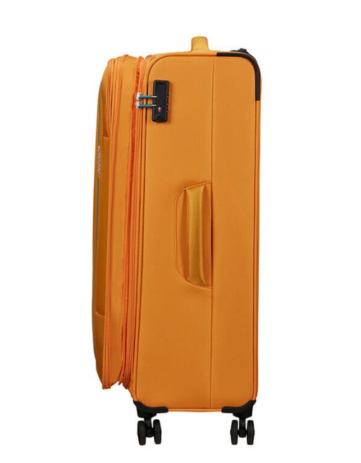 American Tourister Pulsonic 81cm Large Spinner - Expandable | Sunset Yellow - KaryKase