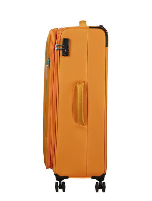 American Tourister Pulsonic 81cm Large Spinner - Expandable | Sunset Yellow - KaryKase