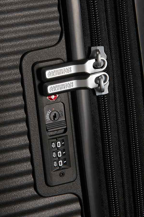 American Tourister Soundbox 3 Piece Luggage Set - Expandable | Bass Black - KaryKase
