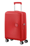 American Tourister Soundbox 55cm Cabin Spinner - Expandable | Coral Red - KaryKase